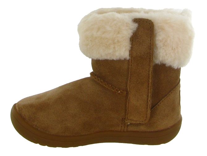 apres ski bottes fourrees -  - bebe fille - Nubuck - Marron - Ugg australia5676401_4