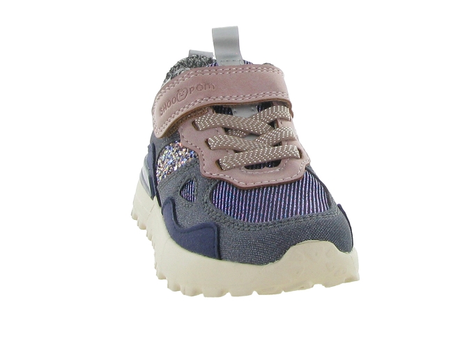 baskets et sneakers -  - junior fille - Toile Jean - Rose - Shoo pom5677101_3