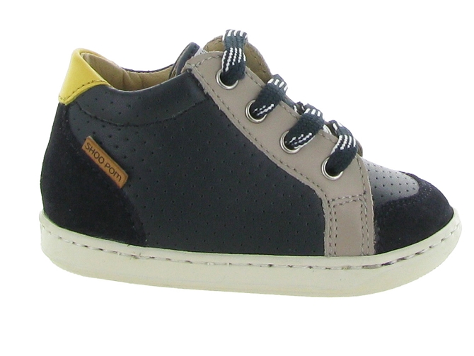 chaussures bebe du 18 au 27 -  - bebe garcon - Cuir - Bleu - Shoo pom5677301_2