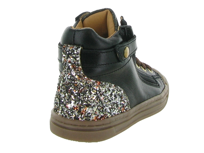 chaussures a lacets -  - junior fille - Cuir - Noir - Babybotte5678301_5