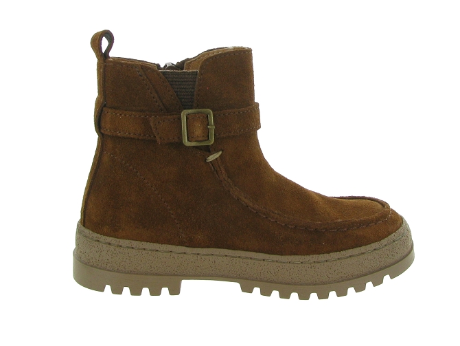 bottines et boots -  - junior fille - Nubuck - Marron - Babybotte5678601_2