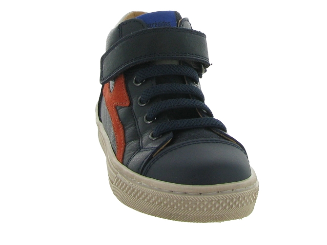 chaussures a scratch -  - junior garcon - Cuir - Bleu - Babybotte5679101_3