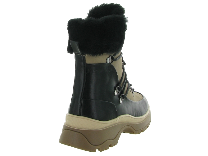 apres ski bottes fourrees - Chaussure neige - femme - Synthétique - Noir - Kimberfeel5681401_5