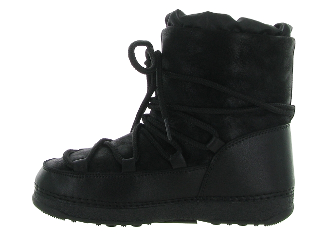 apres ski bottes fourrees - Moon boot - femme - Laine - Noir - Kimberfeel5681602_4