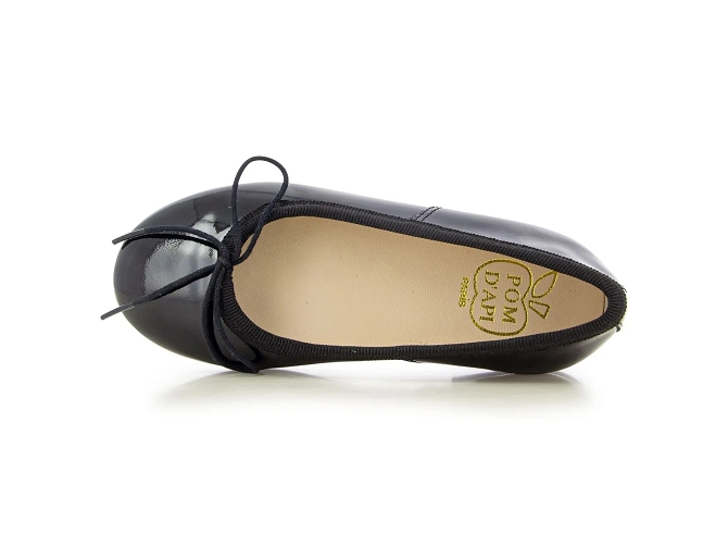 babies et ballerines -  - junior fille - Cuir - Noir - Pom d api5683101_4