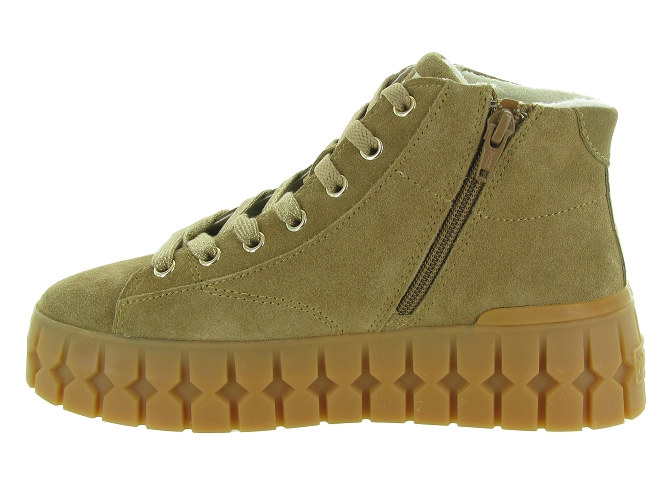 baskets et sneakers - Montante - femme - Nubuck - Camel - No name5683601_4