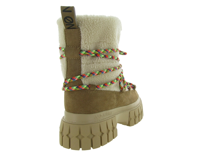 apres ski bottes fourrees - Bottine chaude - femme - Nubuck - Chestnut - No name5684101_5