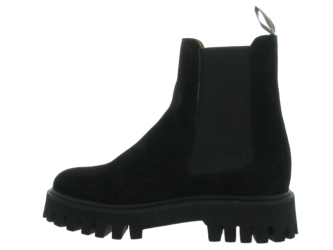 bottines et boots - Chelsea - femme - Cuir - Noir - Schmoove5684302_4