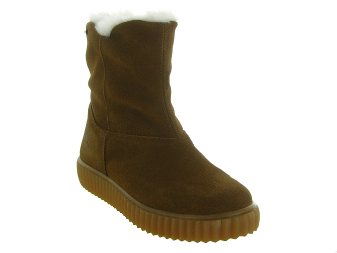 bottines et boots -  - junior fille - Nubuck - Marron - Primigi5686401_3