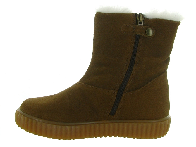 bottines et boots -  - junior fille - Nubuck - Marron - Primigi5686401_4