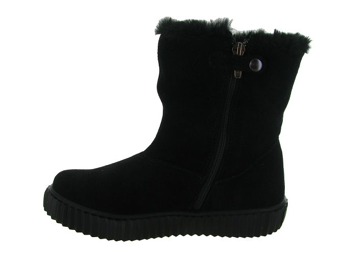 bottines et boots -  - junior fille - Nubuck - Noir - Primigi5686402_4