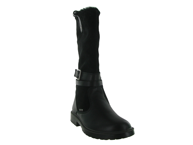 bottines et boots -  - junior fille - Nubuck - Noir - Primigi5686602_3