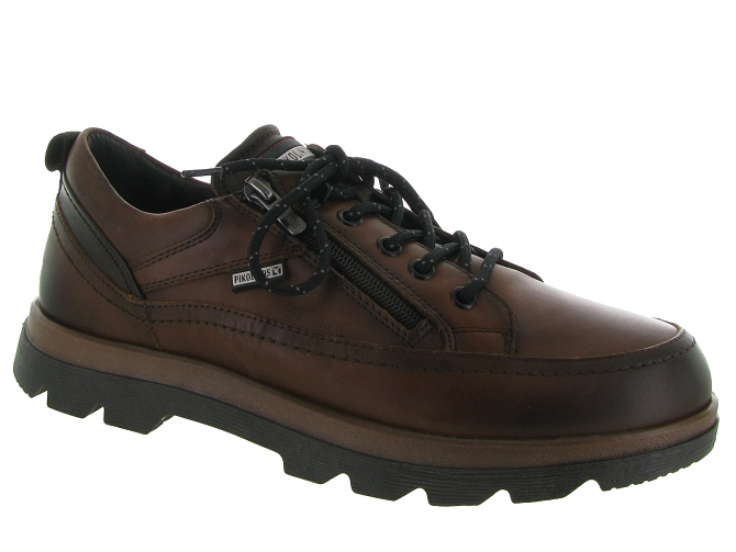 chaussures a lacets - Confort et décontracté - homme - Cuir - Marron - Pikolinos