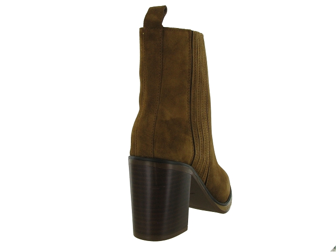 bottines et boots - Santiag - femme - Nubuck - Marron - Alpe5689601_5