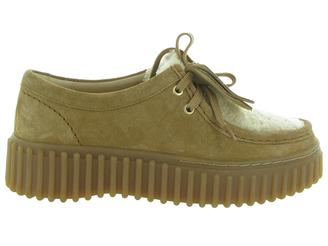 chaussures a lacets - Lacets détente - femme - Nubuck - Beige - Clarks5689802_2