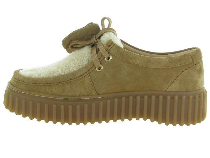 chaussures a lacets - Lacets détente - femme - Nubuck - Beige - Clarks5689802_4