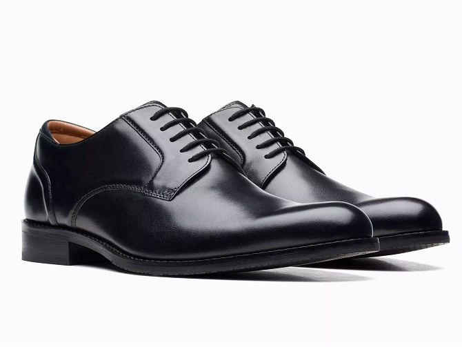 chaussures a lacets - Cérémonie - homme - Cuir - Noir - Clarks