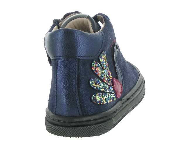 chaussures a lacets -  - junior fille - Cuir - Bleu Marine - Acebos5691901_5