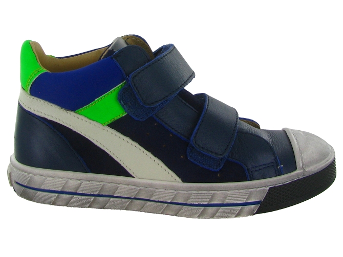 chaussures a lacets -  - junior garcon - Cuir - Bleu Marine - Acebos5692801_2