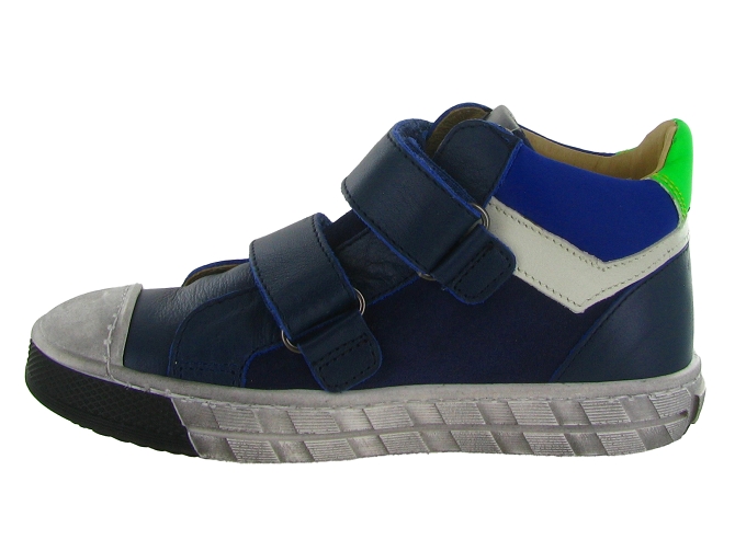 chaussures a lacets -  - junior garcon - Cuir - Bleu Marine - Acebos5692801_4