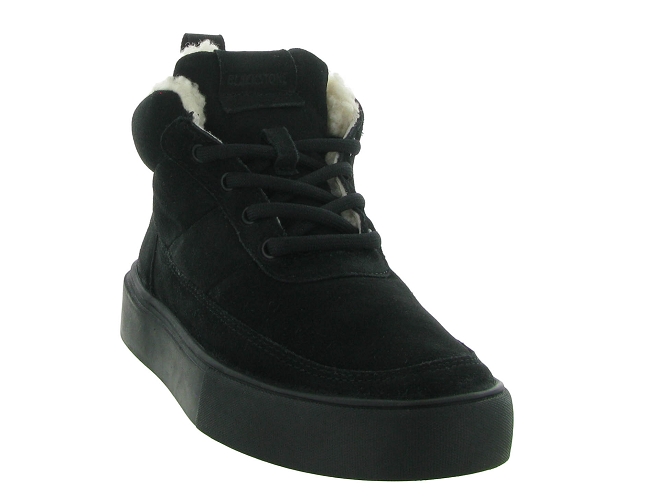 baskets et sneakers - Montante - femme - Nubuck - Noir - Black stone5693801_3