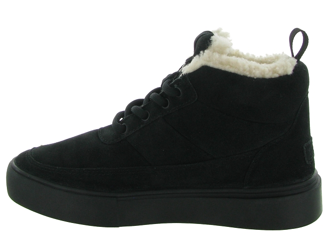 baskets et sneakers - Montante - femme - Nubuck - Noir - Black stone5693801_4