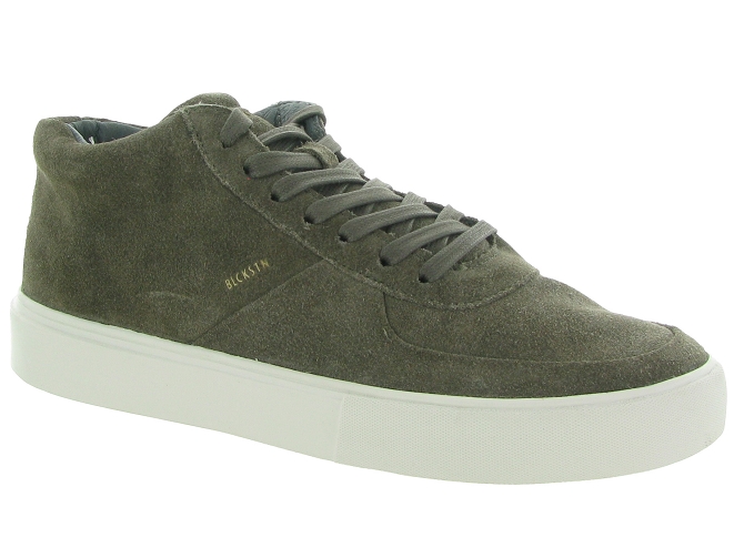 baskets et sneakers - Tendance - homme - Nubuck - Kaki - Black stone