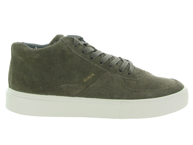 baskets et sneakers - Tendance - homme - Nubuck - Kaki - Black stone5694201_2