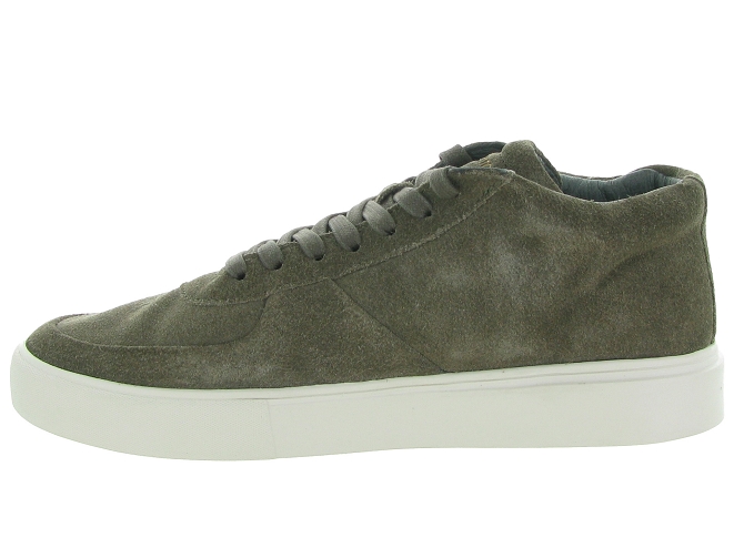 baskets et sneakers - Tendance - homme - Nubuck - Kaki - Black stone5694201_4