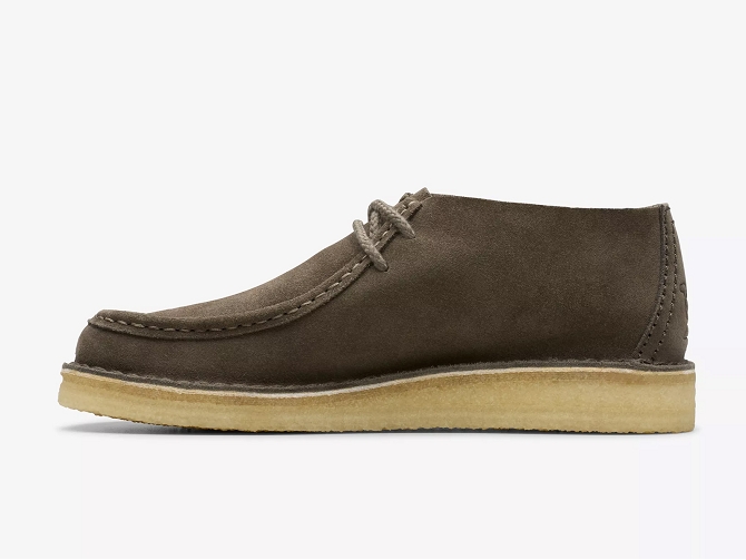 chaussures a lacets - Confort et décontracté - homme - Cuir - Gris - Clarks5694502_3