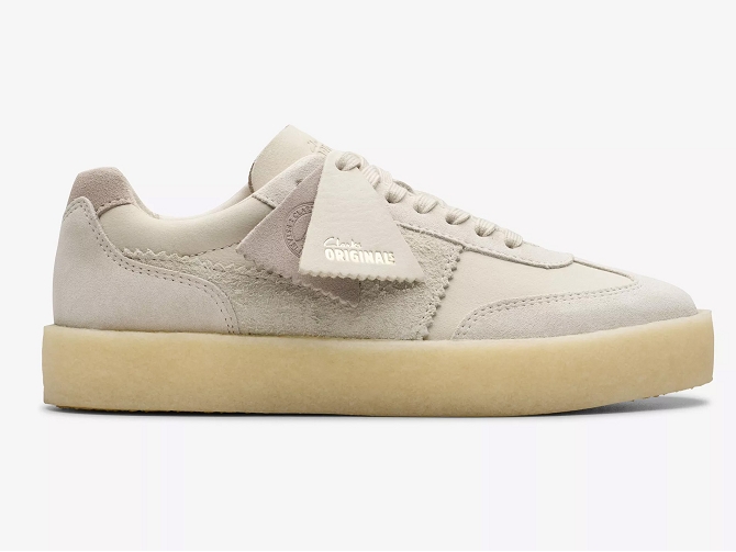 baskets et sneakers - Confort - femme - Cuir - Beige - Clarks5694602_2