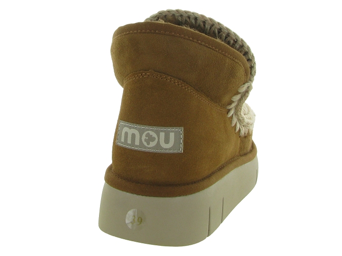 apres ski bottes fourrees - Bottine chaude - femme - Nubuck - Chestnut - Mou5694901_5