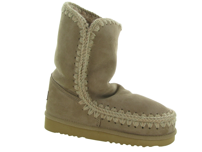 apres ski bottes fourrees - Botte fourrée - femme - Nubuck - Beige - Mou