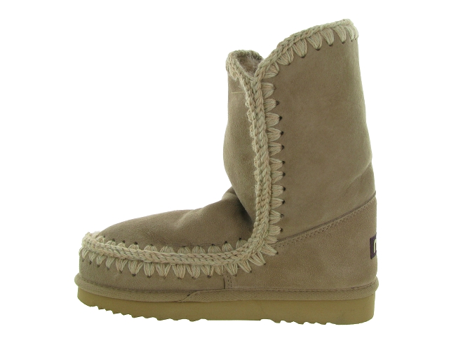 apres ski bottes fourrees - Botte fourrée - femme - Nubuck - Beige - Mou5695801_4