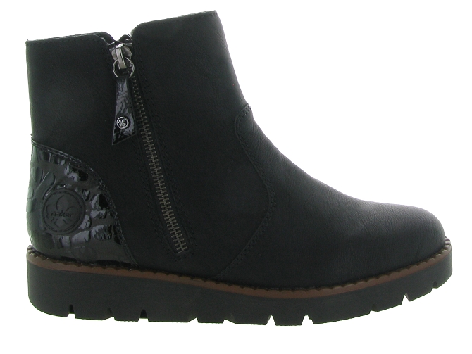 bottines et boots - Casual - femme - Synthétique - Noir - Rieker5696001_2