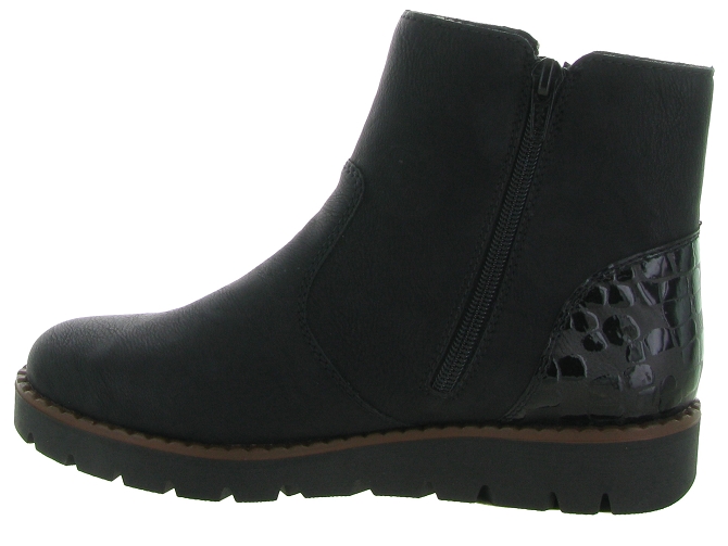 bottines et boots - Casual - femme - Synthétique - Noir - Rieker5696001_4