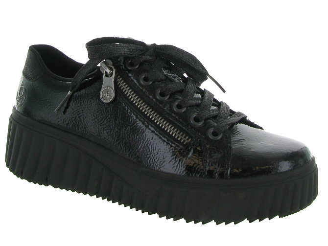 Rieker chaussures a lacets n2501 noir