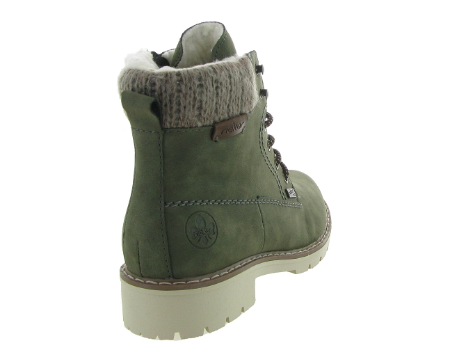 apres ski bottes fourrees - Bottine chaude - femme - Synthétique - Vert - Rieker5697301_5