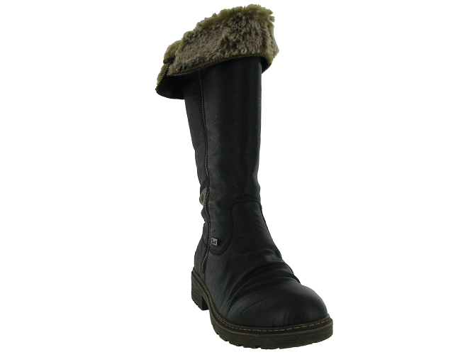 apres ski bottes fourrees - Botte fourrée - femme - Synthétique - Noir - Rieker5697501_3