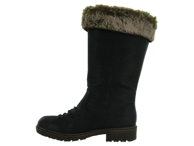 apres ski bottes fourrees - Botte fourrée - femme - Synthétique - Noir - Rieker5697501_4