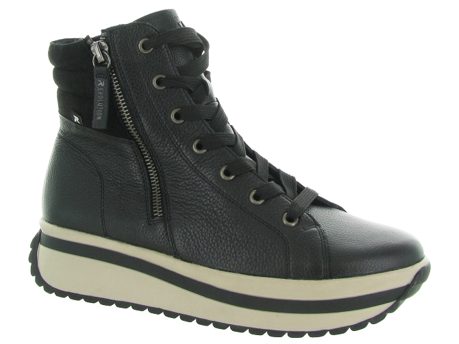 Rieker chaussures a lacets w0962 noir