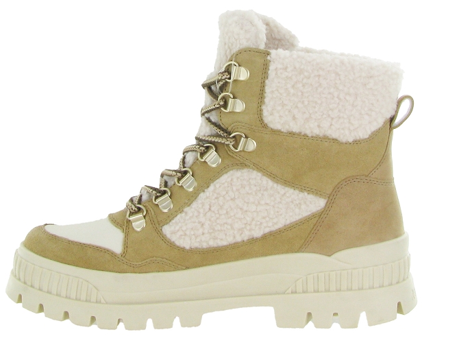 apres ski bottes fourrees - Botte de neige - femme - Cuir - Beige - Rieker5698501_4