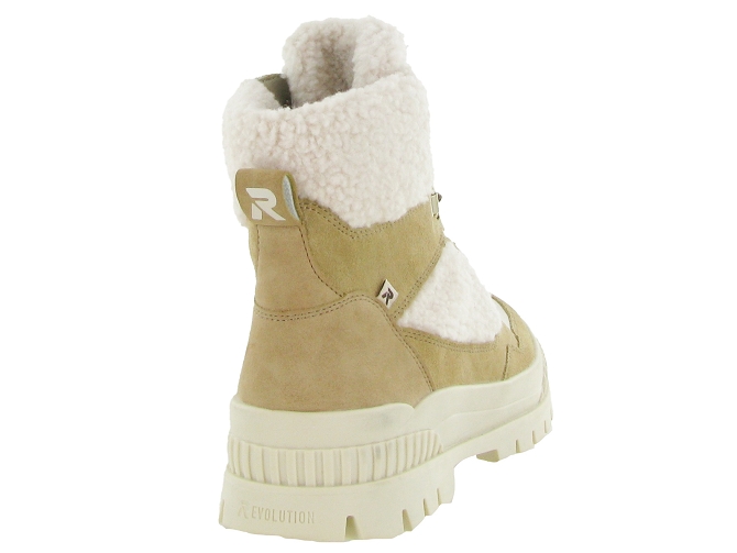 apres ski bottes fourrees - Botte de neige - femme - Cuir - Beige - Rieker5698501_5