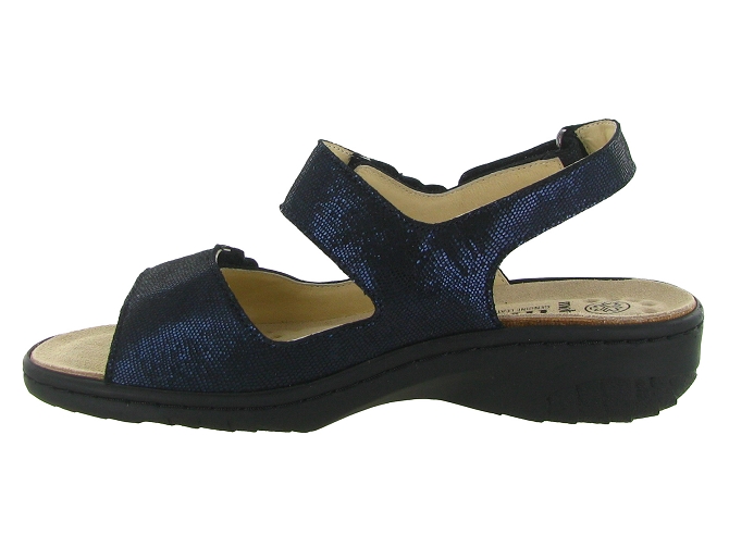 sandales et nu pieds - Confort - femme - Cuir - Bleu Marine - Mephisto5709101_4