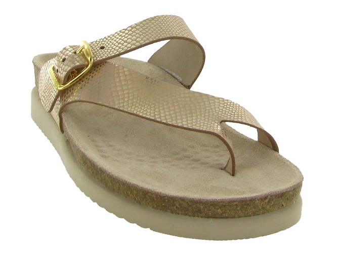 sandales et nu pieds - Entre doigt & Tong - femme - Cuir - Beige - Mephisto5709601_3