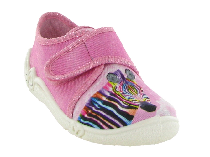 chaussons et pantoufles - Semelle souple - bebe fille - Synthétique - Rose - Superfit5710101_3