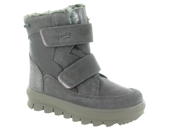 apres ski bottes fourrees -  - junior fille - Nylon - Gris - Superfit