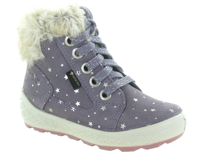 apres ski bottes fourrees -  - junior fille - Nubuck - Violet - Superfit