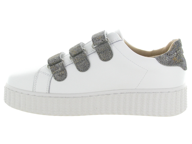 baskets et sneakers - Tendance - femme - Cuir - Blanc - Vanessa wu5775701_4