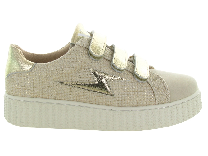 baskets et sneakers - Tendance - femme - Synthétique - Beige - Vanessa wu5781601_2